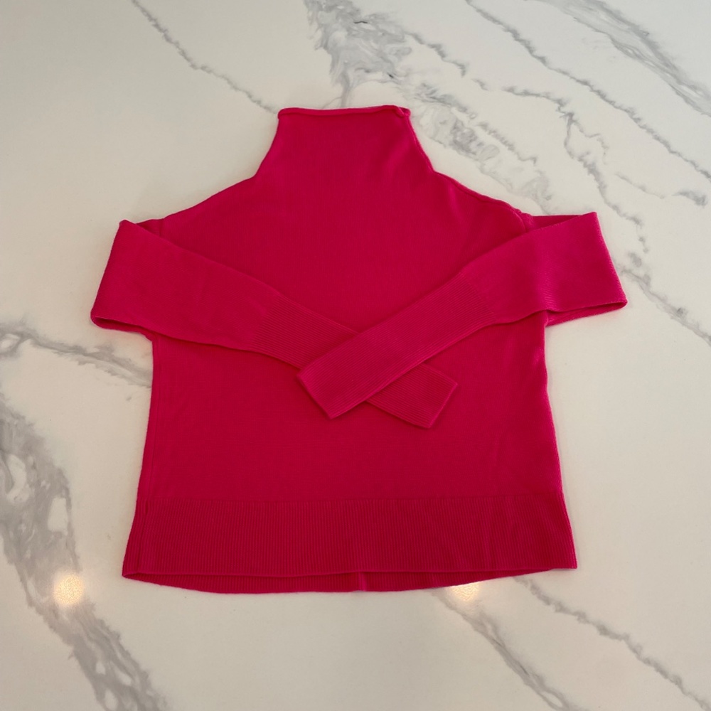 Aritzia Wilfred Cyprie Sweater XS - Pink Magenta